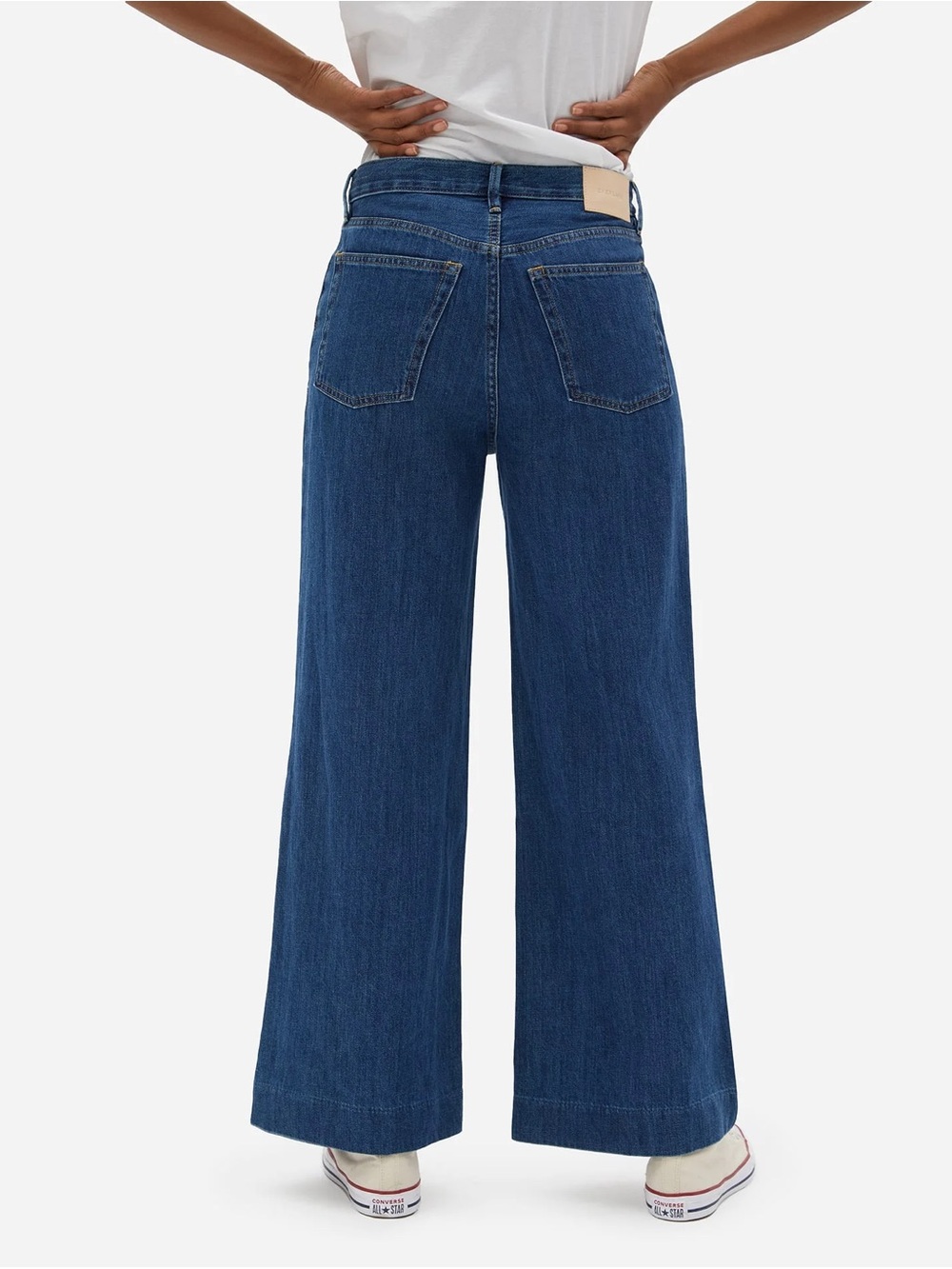 Everlane Super Soft Wide Leg Jean size 28 The Summer Wide Jean Dark Wash
